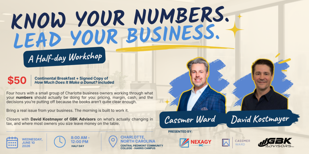 financial decision making, business reporting, cash flow management, accounting mindset, leadership through numbers, Numbers to Knowledge, Nexagy